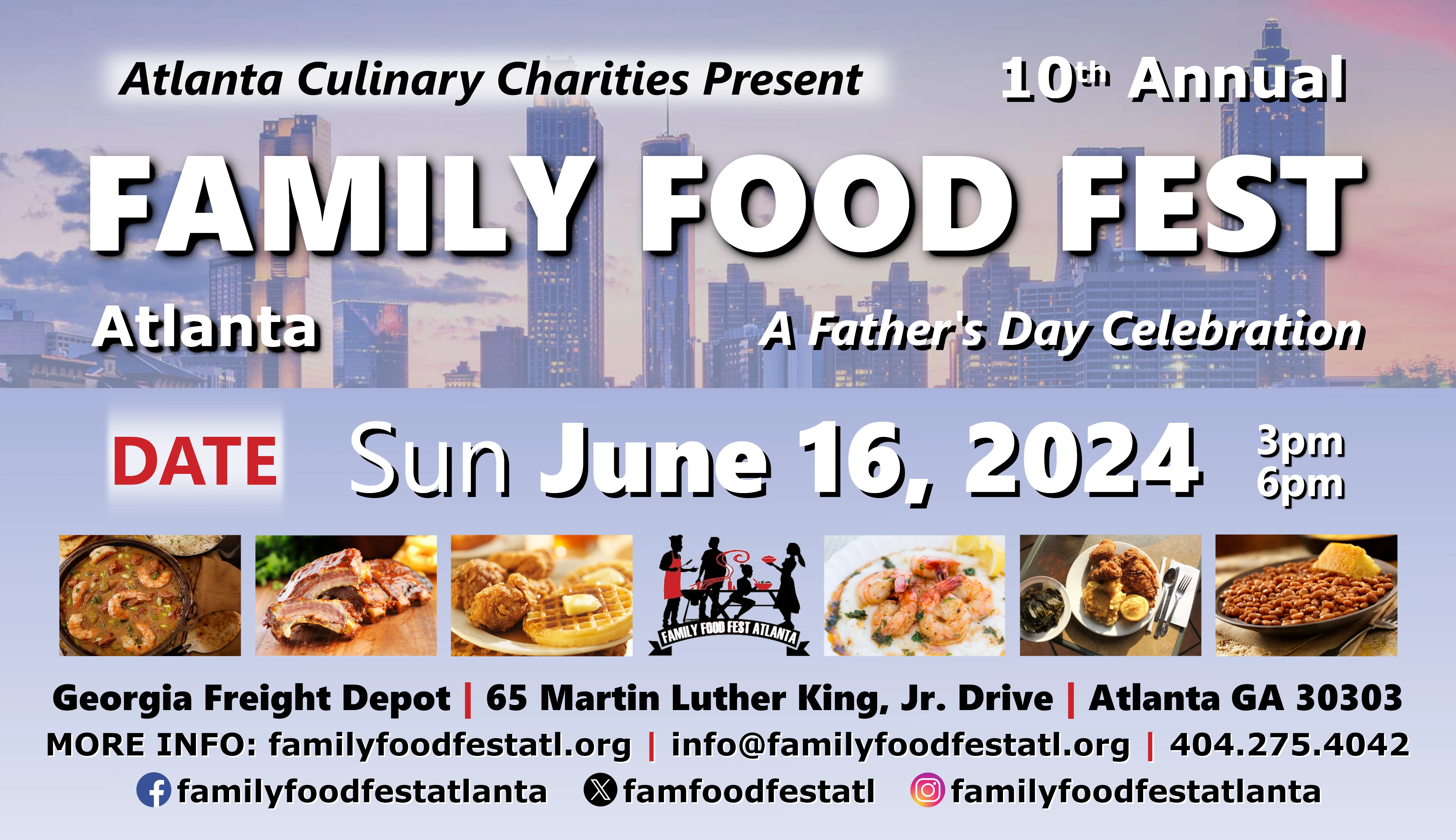 Family Food Fest Atlanta Header Image